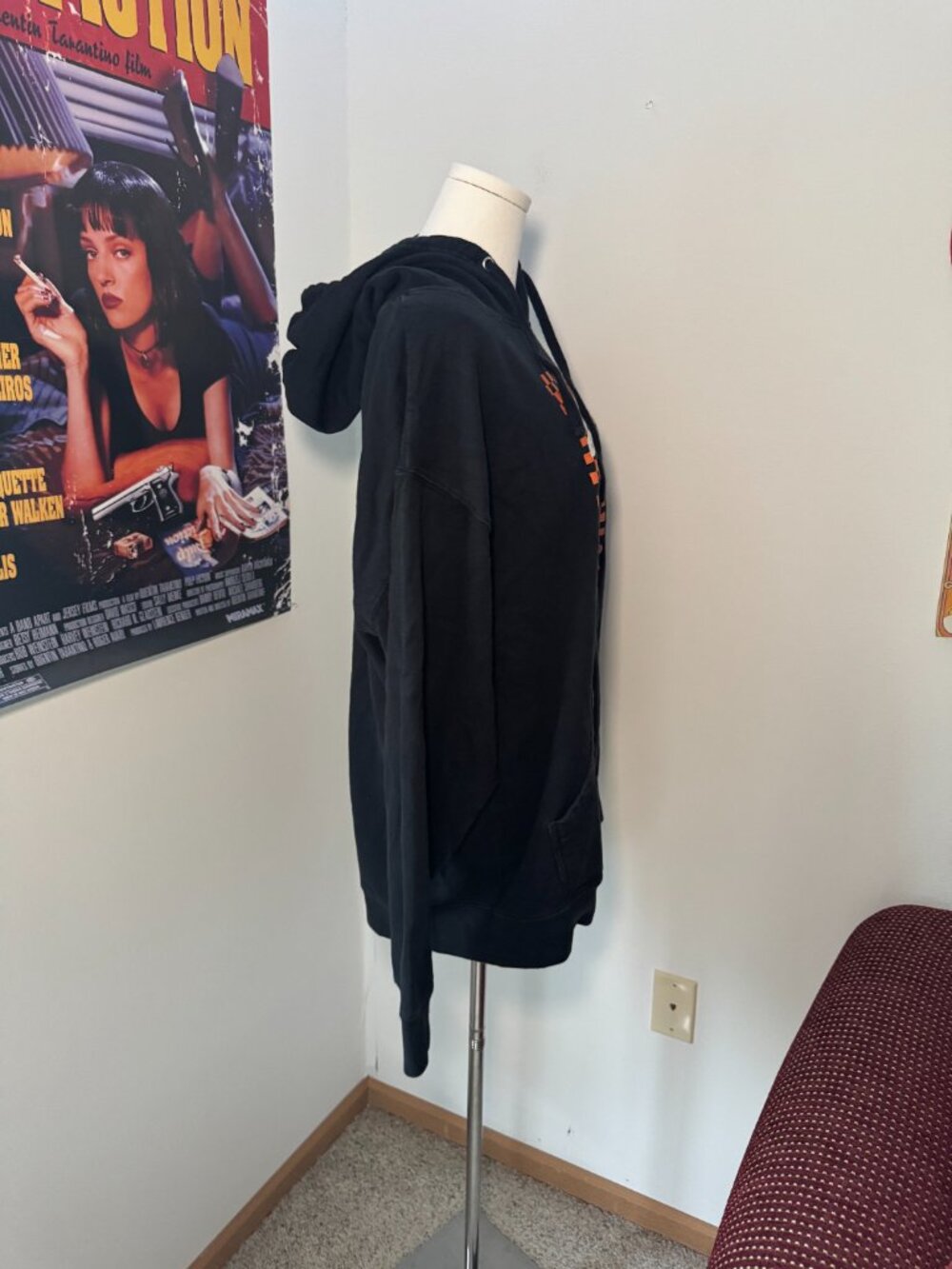 Harry Styles Love on Tour Black and Orange Hooded Concert Sweatshirt - Picture 12 of 13